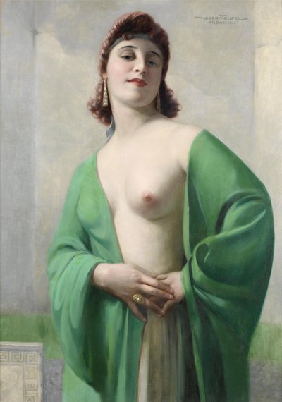 Bildnis einer rothaarigen Dame von Hans Hassenteufel